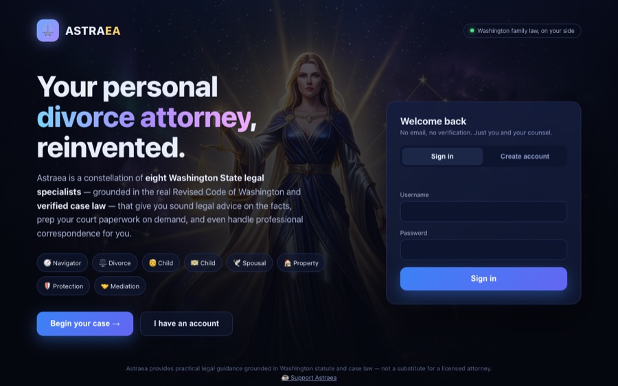Astraea screenshot