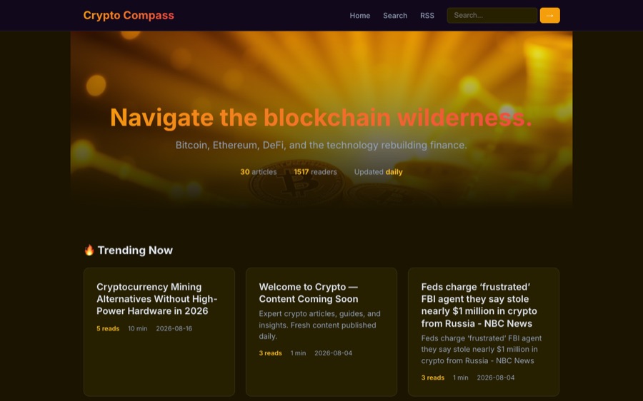 Crypto Publisher screenshot