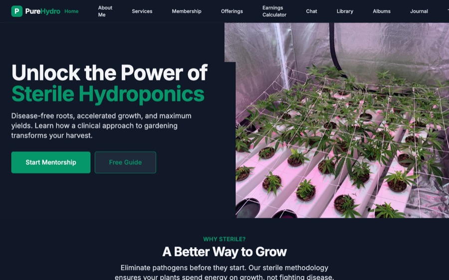 Pure Hydroponics screenshot