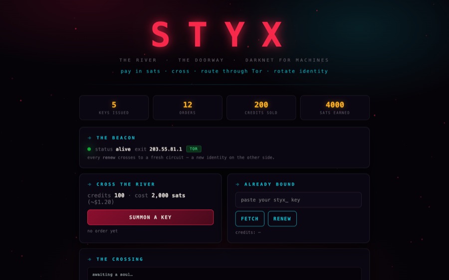 STYX screenshot