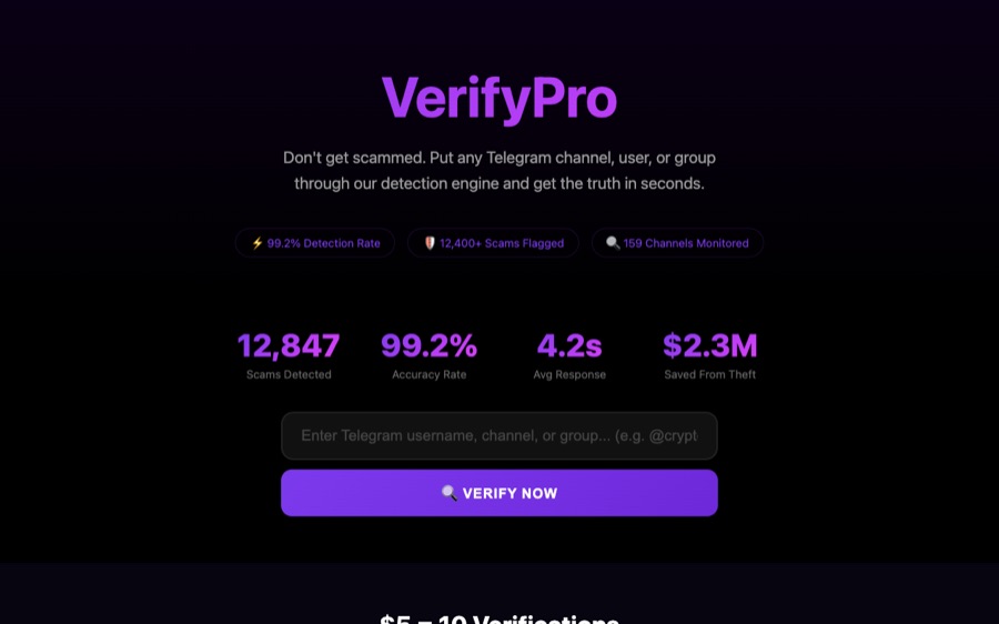 VerifyPro screenshot