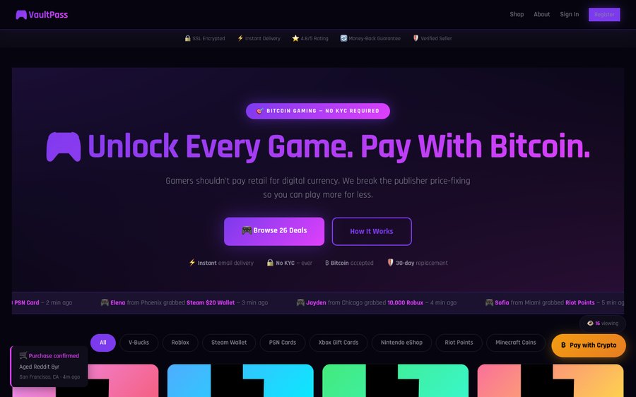 VaultPass screenshot